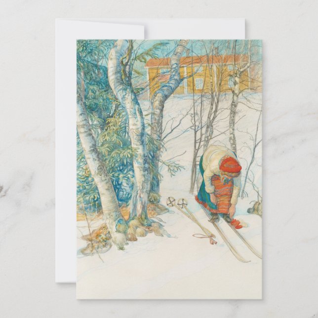 Mujer haciendo esquí - Skidloperskan (Anverso)