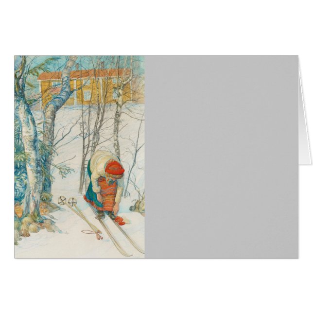 Mujer haciendo esquí - Skidloperskan (Anverso (Horizontal))