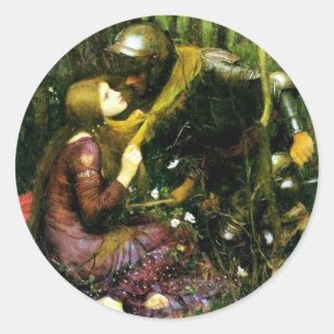 Mujer hermosa del Waterhouse sin pegatinas de la