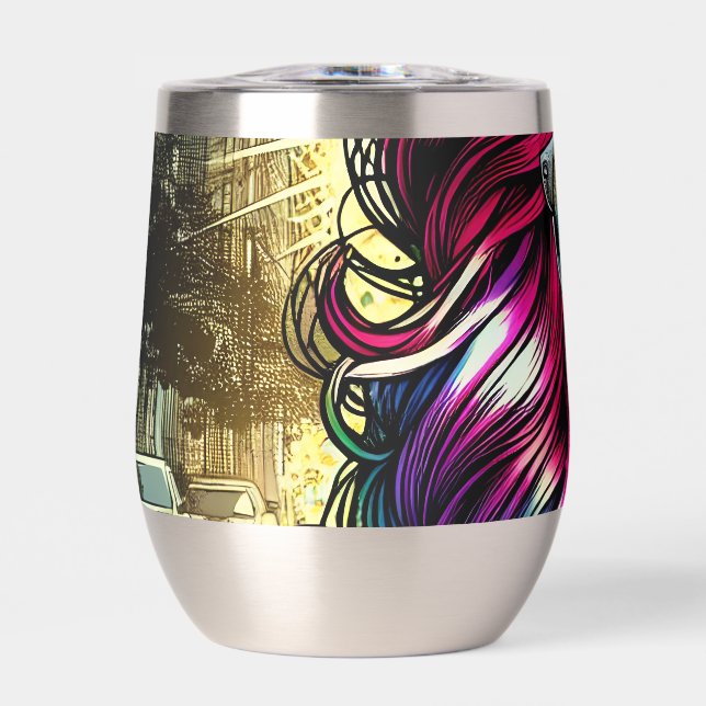 Mujer hermosa en la ciudad (Frente)