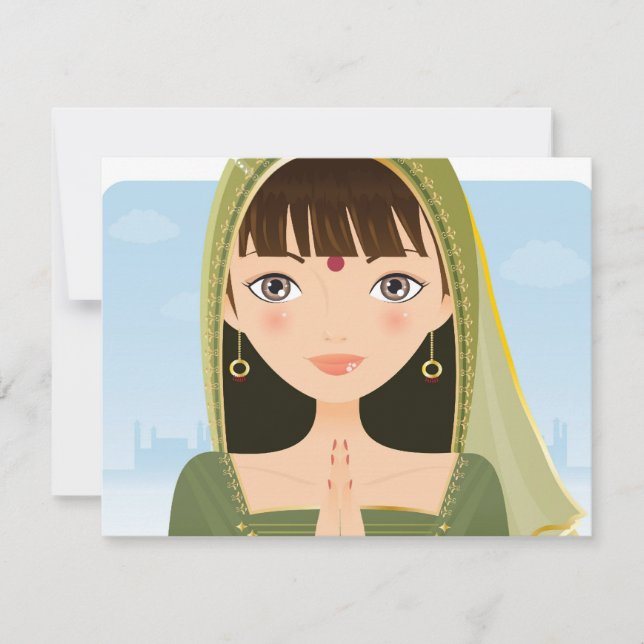 Mujer india (Anverso)