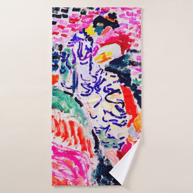 Mujer japonesa al lado del agua, Matisse (Toalla de baño)