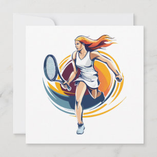 mujer jugando al tenis