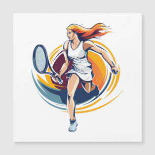 mujer jugando tenis