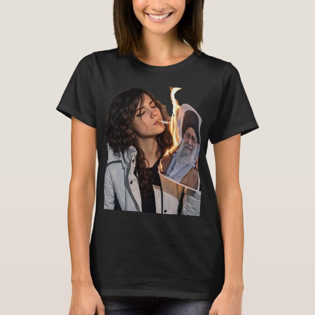 Mujer Libertad Iraní - Camiseta para Mujer (Anverso)