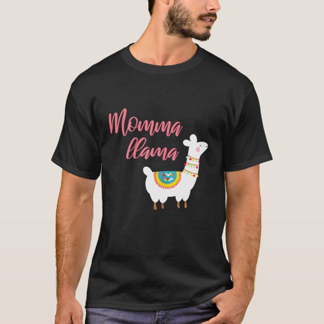 Mujer mami llama Lover hombre top (Anverso)