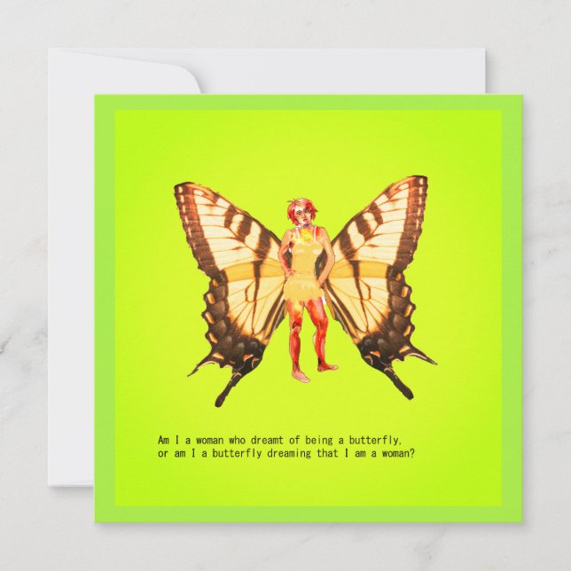 Mujer mariposa (Anverso)