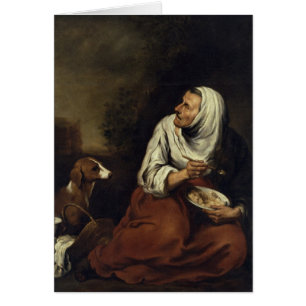 Mujer mayor con el perro