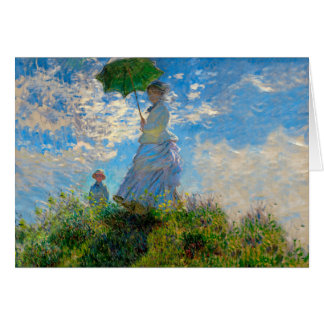Mujer Monet Paraguas Impresionismo
