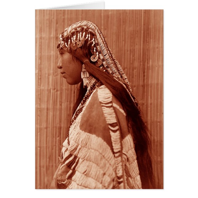 Mujer nativa norteamericana (Frente)