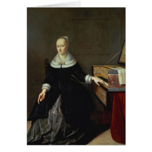Mujer por un Virginal