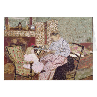 Mujer que alimenta a un niño, 1901