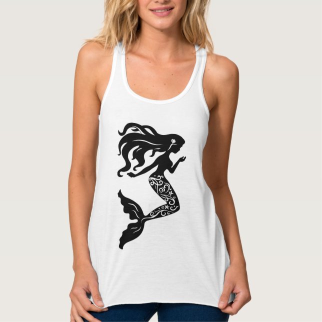 Mujer Racerback Tank Top Mermaid (Anverso)