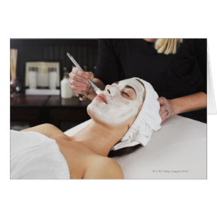 Mujer Recibiendo Tratamiento De Spa.