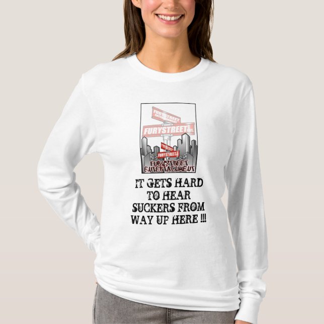 MUJER ' S de FURYSTREET con la CAMISA de la (Anverso)