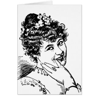 Mujer sin coqueteo coqueteando con sarcasmo