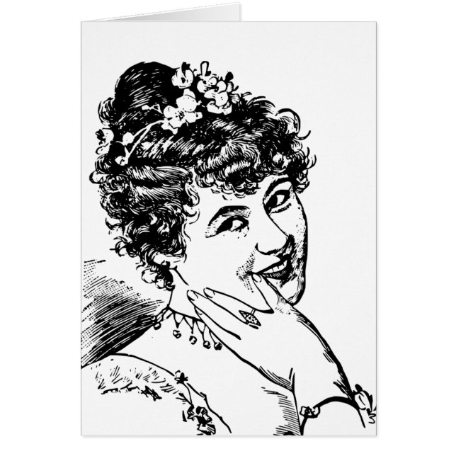 Mujer sin coqueteo coqueteando con sarcasmo (Frente)