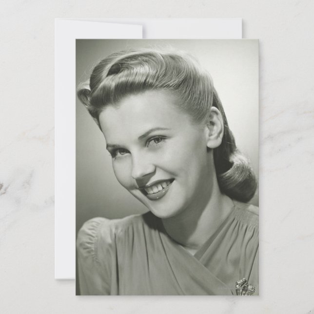 Mujer sonriendo 2 (Anverso)