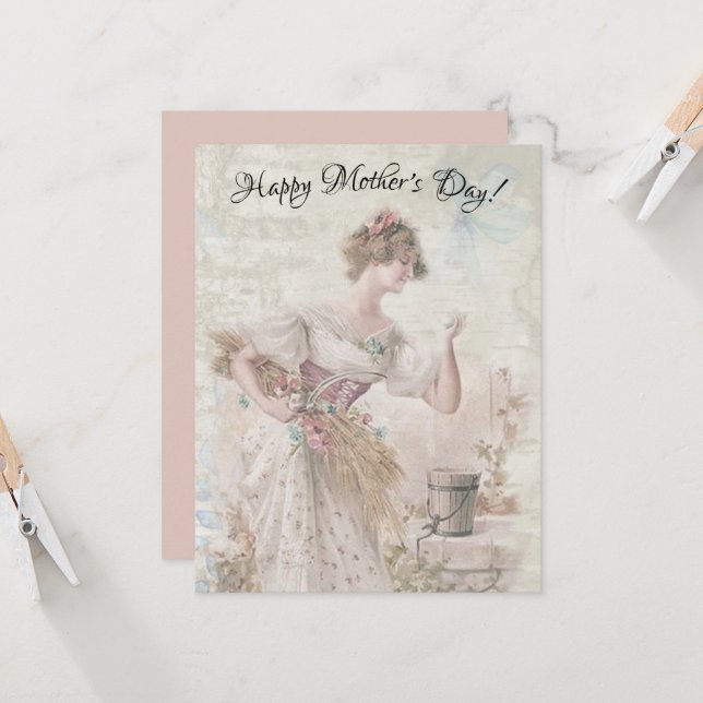 Mujer ventilado con problemas reuniendo grano de f (Anverso/Reverso In Situ)