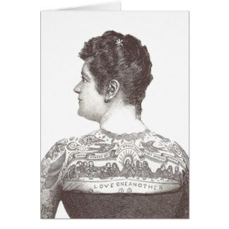 Mujer victoriana tatuada: 'Amarse el uno al otro'