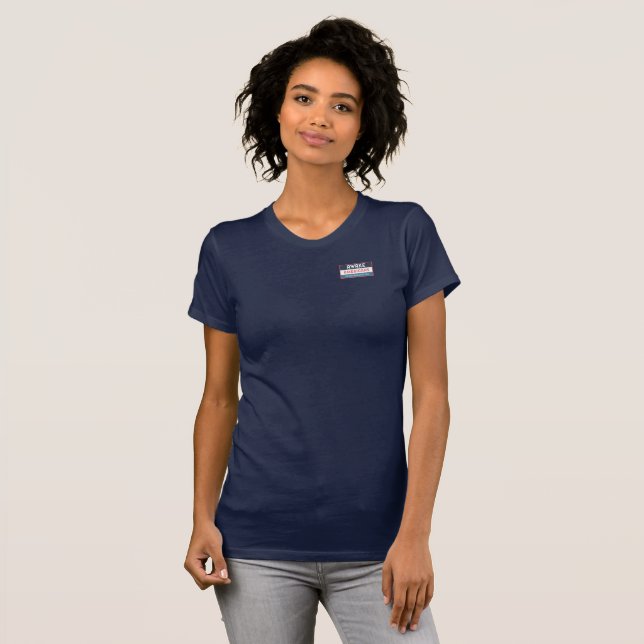 Mujeres americanas despiertas camiseta "padre" (Anverso completo)