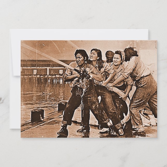 Mujeres bomberas Pearl Harbor 7 de diciembre (Anverso)