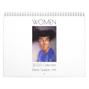MUJERES, Calendario 2023, Cuadros, Arte de Denis G