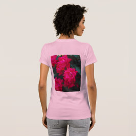 MUJERES CAMISETA EN CAMISA DOBLE LATERAL ROSA