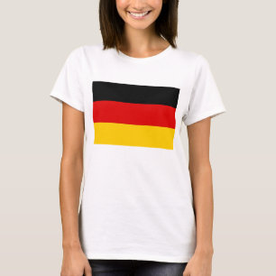 Mujeres camisetas con bandera de Alemania