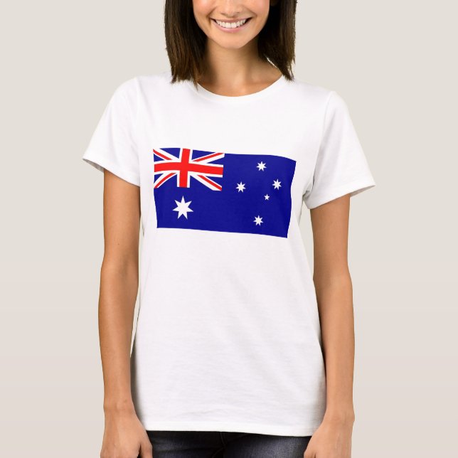 Mujeres camisetas con bandera de Australia (Anverso)
