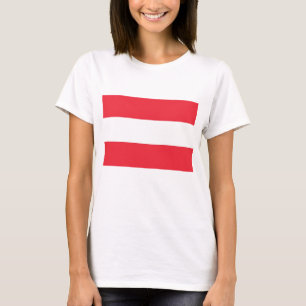 Mujeres camisetas con bandera de Austria