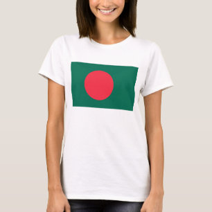 Mujeres camisetas con bandera de Bangladesh