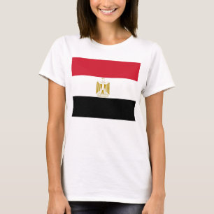 Mujeres camisetas con bandera de Egipto