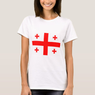 Mujeres camisetas con bandera de Georgia