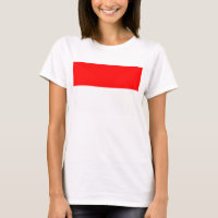 Mujeres camisetas con bandera de Indonesia