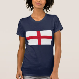 Mujeres camisetas con bandera de Inglaterra