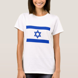 Mujeres camisetas con bandera de Israel
