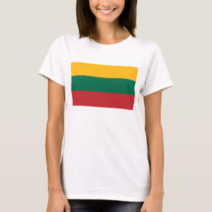 Mujeres camisetas con bandera de Lituania