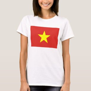 Mujeres camisetas con bandera de Vietnam