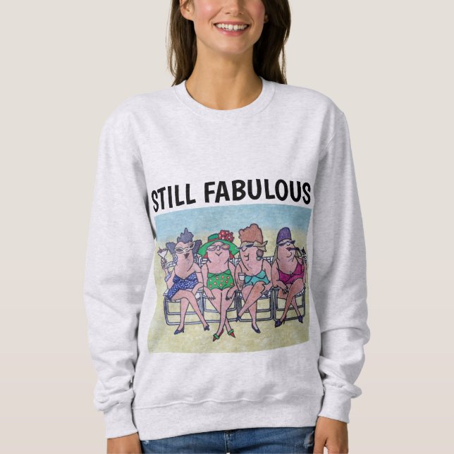 MUJERES Camisetas DE CUMPLEAÑOS TODAVÍA SON FABULO (Anverso)