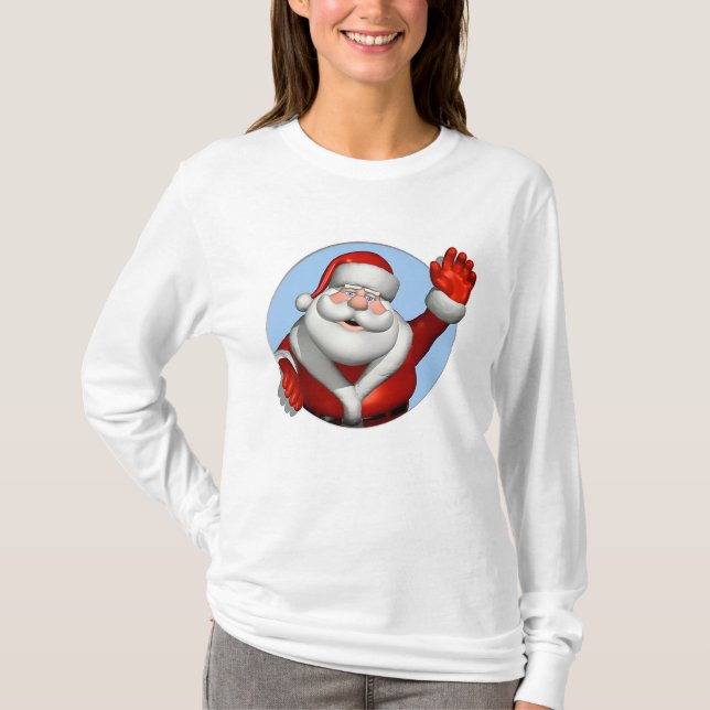 Mujeres camisetas de Santa Claus (Anverso)