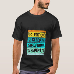 Mujeres Camisetas Saxofónicas de T Hombres Mujeres