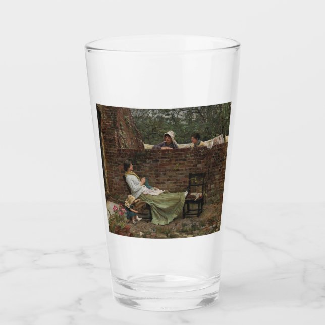 Mujeres Chateando sobre la pared del jardín (Gossi (Anverso)