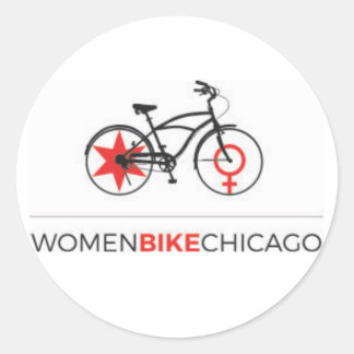 Mujeres ciclistas Chicago - Pegatinas de diseño de