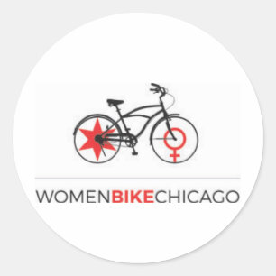 Mujeres ciclistas Chicago - Pegatinas de diseño de