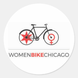 Mujeres ciclistas de Chicago - Pegatinas de diseño