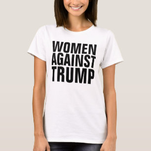MUJERES CONTRA camisetas de TRUMP
