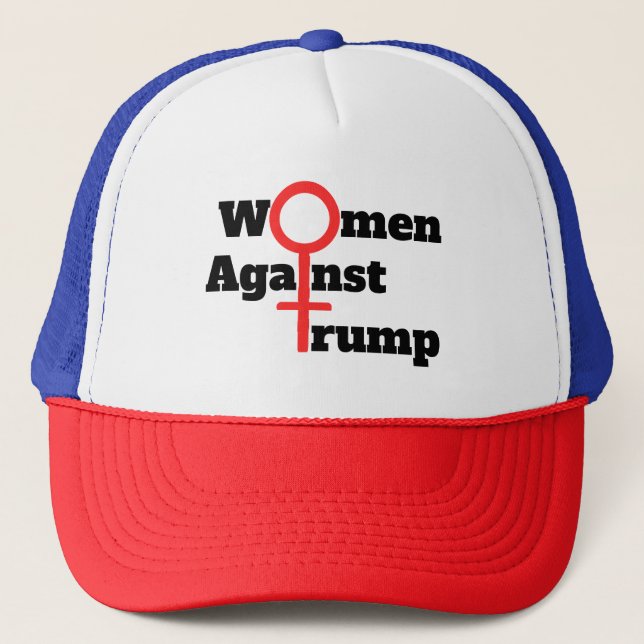 Mujeres contra el sombrero camionero de Trump (Anverso)