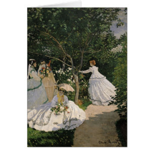 Mujeres de Claude Monet el en el jardín, 1866