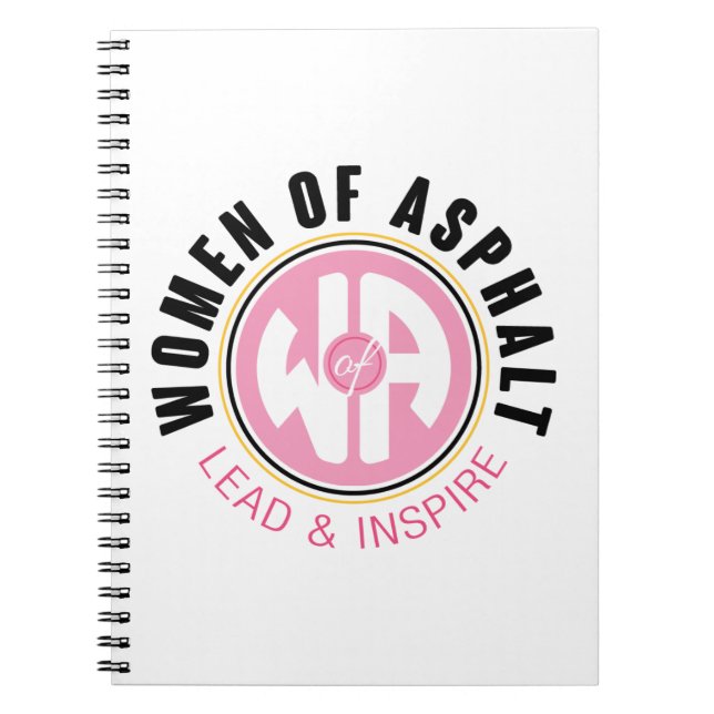 Mujeres de cuaderno espiral asfáltica (Frente)